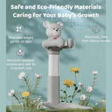 Baby Shower Stand with Adjustable Support – Eases Parent Strain, Prevents Water in Ears, Ensures Thorough Cleaning and Promotes Standing Confidence for Babies 8+ Months