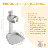 Baby Shower Stand with Adjustable Support – Eases Parent Strain, Prevents Water in Ears, Ensures Thorough Cleaning and Promotes Standing Confidence for Babies 8+ Months