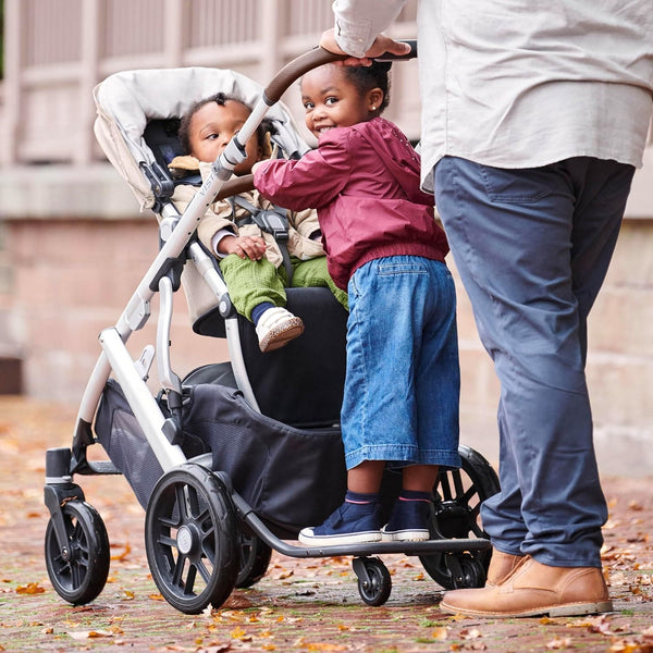 UPPAbaby PiggyBack Ride-Along Board for Vista, Vista V2, and Vista V3 Strollers / Quick Attachment for Children to Stand + Stroll / 55 lbs. Weight Capacity